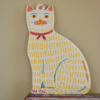 Cat Letterpress Die Cut Decoration