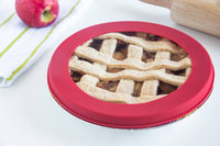 Fox Run Brands - Fox Run Pie Crust Protector, Silicone, Red, 9.5"