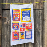 The Printed Peanut - Baking Screen Printed Linen Union Tea Towel