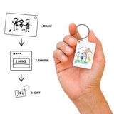 Drawing Shrink Keyring | DIY Personalized Keychain Craft Kit