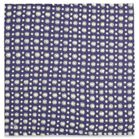 kate austin designs - Frida Light Cotton Bandana in Indigo Pompom