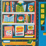 The Printed Peanut - Book Shop Die Cut Card