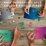 Puzzle-Off The Game | 4 X 81 Piece Gradient Colour Puzzles