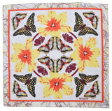 Hearth and Harrow - Butterfly Bandana - 100% Cotton - Pollinator Print - Floral