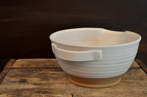 Stoneware Mixing Bowl with Handle – Art & Joy Studios