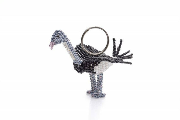 BeadWORKS - Animal Key Chains - Ostrich