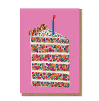Daria Solak Illustrations - PIECE OF CAKE card