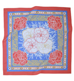 Hearth and Harrow - Peony Bandana - 100% Cotton - Hand Printed - Red