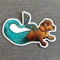 Pergamo Paper Goods - Mermaid Dachshund Sticker