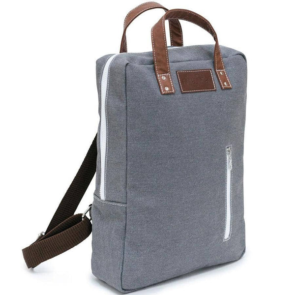 MAIKA - Zippered Backpack, Waxed Ash