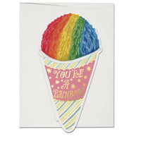 Red Cap Cards - Snow Cone friendship greeting card