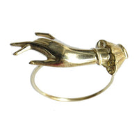 Butter Brass by Vittrock - Idle Hand Victorian Handmade Brass Ring