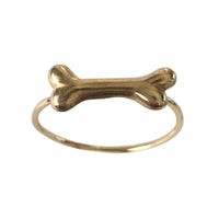 Butter Brass by Vittrock - Bone Handmade Brass Ring