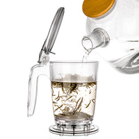 TEALYRA / LUXBE - rapidTEA Maker 16oz - Loose Tea Teapot, Bottom Dispensing