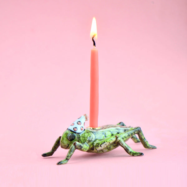 Camp Hollow - Cricket "Party Animal” Cake Topper