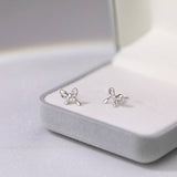 Perimade & Co. LLC - Cute Bow Tie Bowknot Stud Earring in 925 Sterling Silver