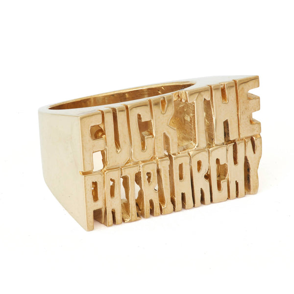 SNASH JEWELRY - Fuck The Patriarchy Ring