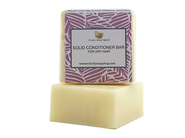 Solid Conditioner Bar For Dry Hair, Travel Size 1 Bar of 65g