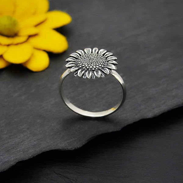 Nina Designs - Sterling Silver Sunflower Ring