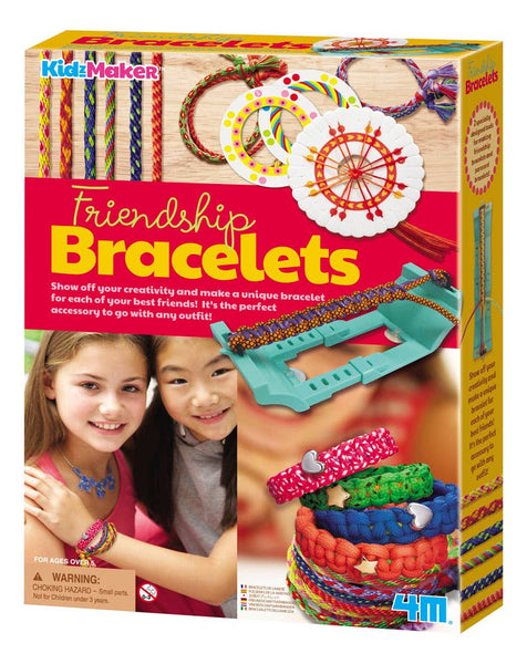 Toysmith - 4M Kidzmaker Friendship Bracelet Kit-DIY for Kids