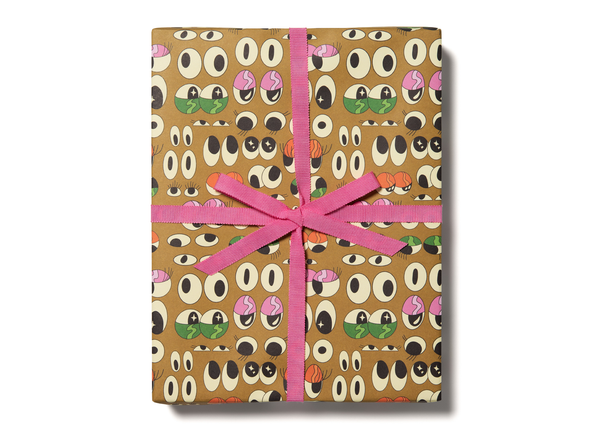 Red Cap Cards - Eyeballs wrapping paper rolls