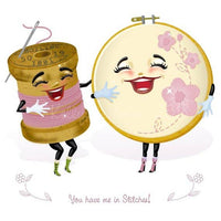 Kitschy Delish - You Have Me In Stitches Print