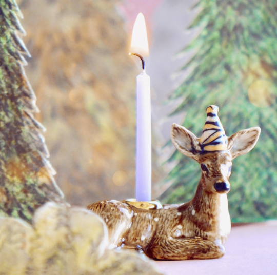 Deer "Wish" Cake Topper