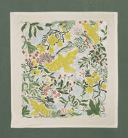 One & Only Paper - Of a Feather Tea Towel Natural Unbleached Fabric