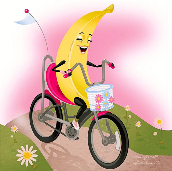 Kitschy Delish - Banana Seat Print