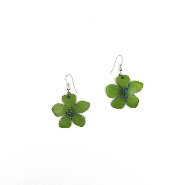 Katie and Company - Floria Green Flower Earrings