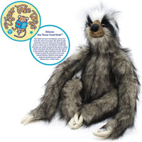 VIAHART Toy Co. - Shlomo The Three-Toed Sloth | 18 Inch Stuffed Animal Plush
