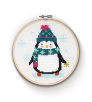 The Crafty Kit Company - Penguin Cross Stitch Craft Kit