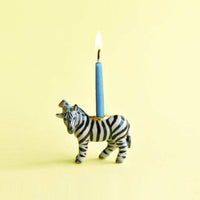 Camp Hollow - Zebra "Party Animal" Cake Topper