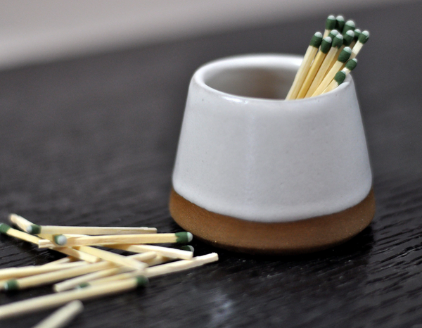Stoneware Matchstick Holder/Striker