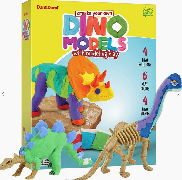 Dino Clay Models with Modeling Cla