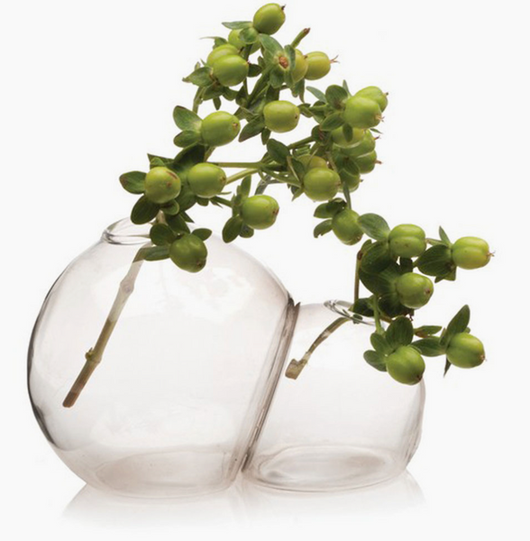 Hudson 4 - Double Bubble Vase (flowers just for display)
