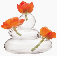 Hudson 4 Rockpile Vase (Flowers just for display)