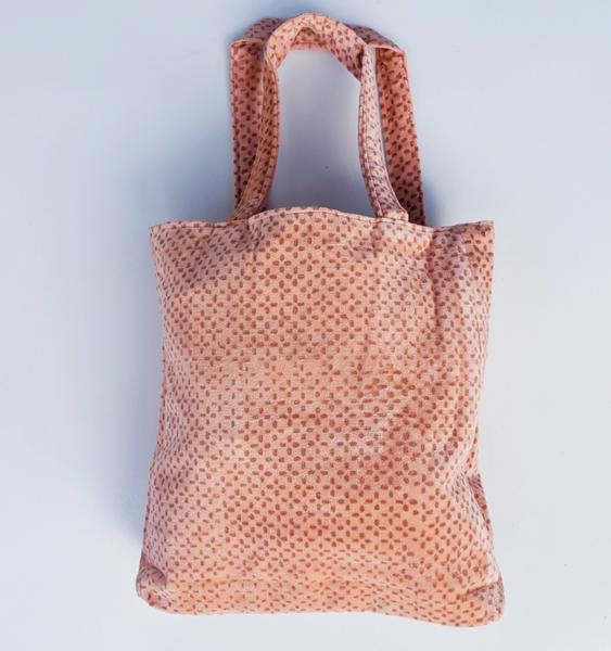 Soft Peach Tote Bag 14in x 12in