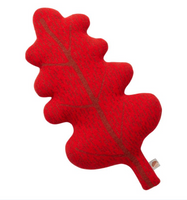 Leaf Shaped Cushion - Red