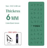 Nonslip Yoga Mat; Thick & Lightweight: EVA Foam