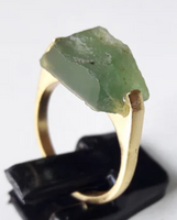 Natural Stone Rings (Gold Plated Brass)