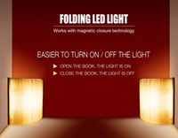 Mini Wooden Book Shaped LED Lamp