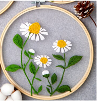 DIY Beginner Flower Embroidery Kit