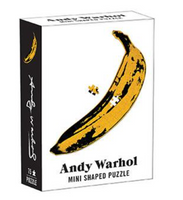 Shaped Mini Andy Warhol Banana Puzzle