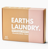 Eco-friendly Laundry Detergent Sheets (Fragrance Free)/Box of 60 sheets