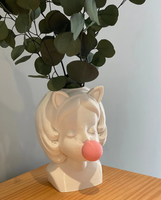 Bubble Gum Girl Vase