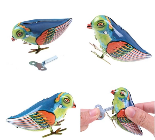 Wind Up Toy Tin Bird