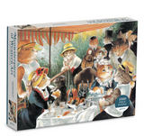 Luncheon of the Boating Party Meowsterpiece of Western Art 1000 Piece Jigsaw Puzzle
