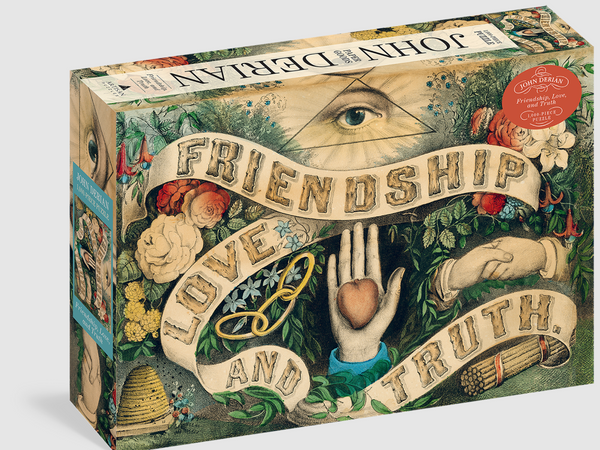 John Derian Paper Goods: Friendship, Love, and Truth 1,000-Piece Puzzle