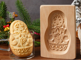 Wooden Cookie Press Mold